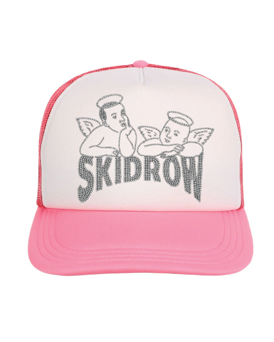Pink Baby Angel Crystal Trucker 06