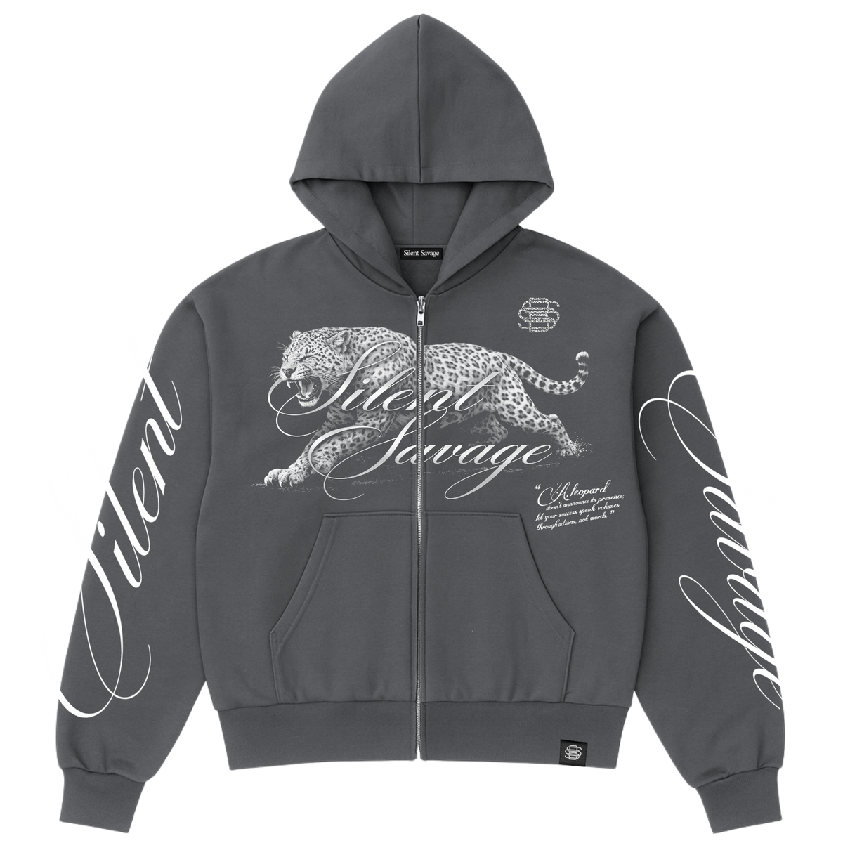 Leopard Zip Hoodie