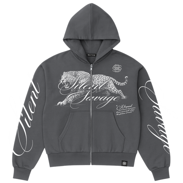 Leopard Zip Hoodie