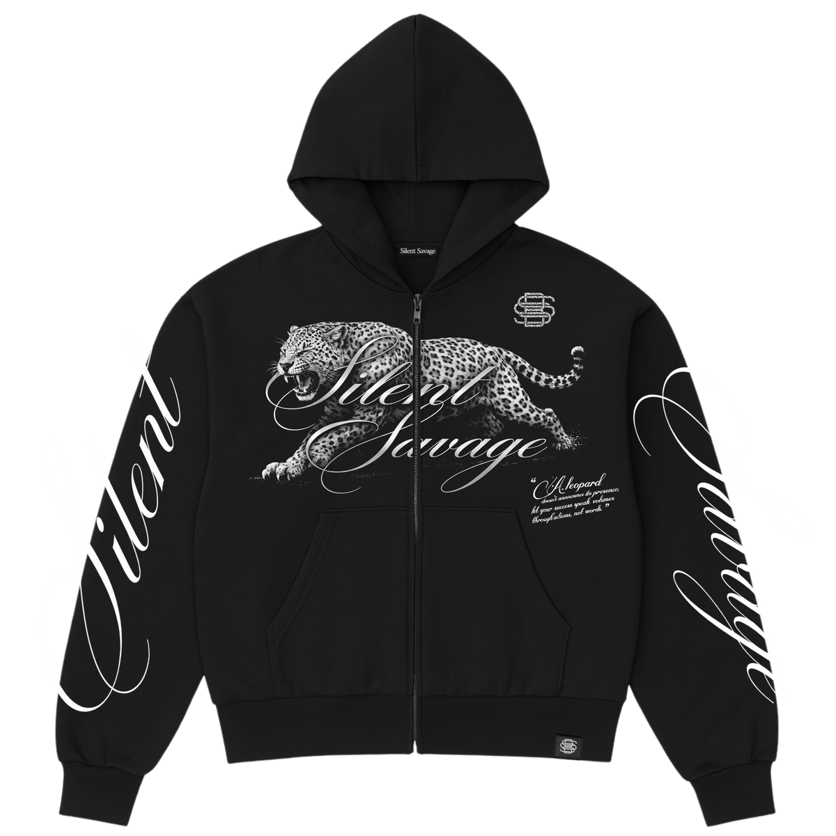 Leopard Zip Hoodie