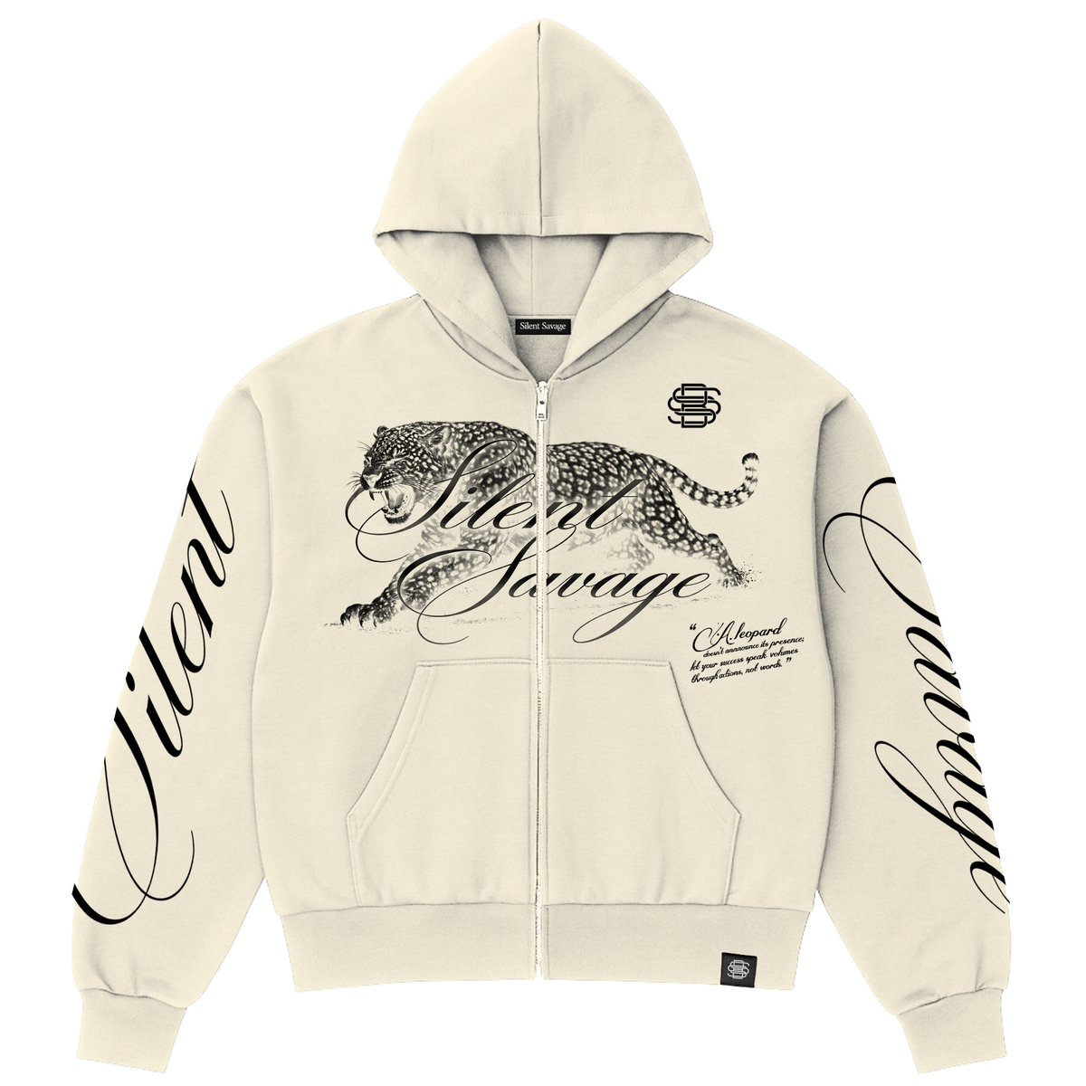 Leopard Zip Hoodie