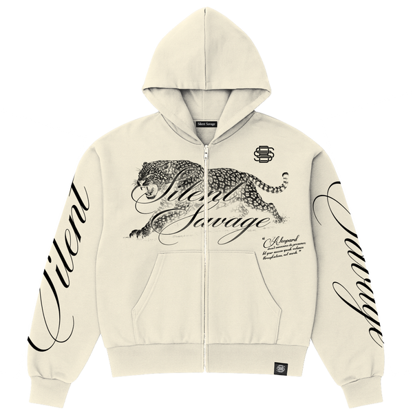 Leopard Zip Hoodie
