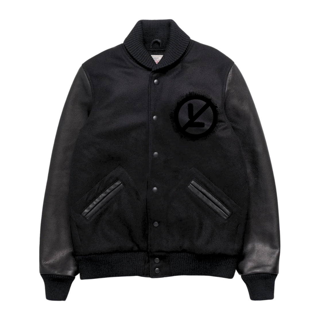 A/L Black Varsity Jacket