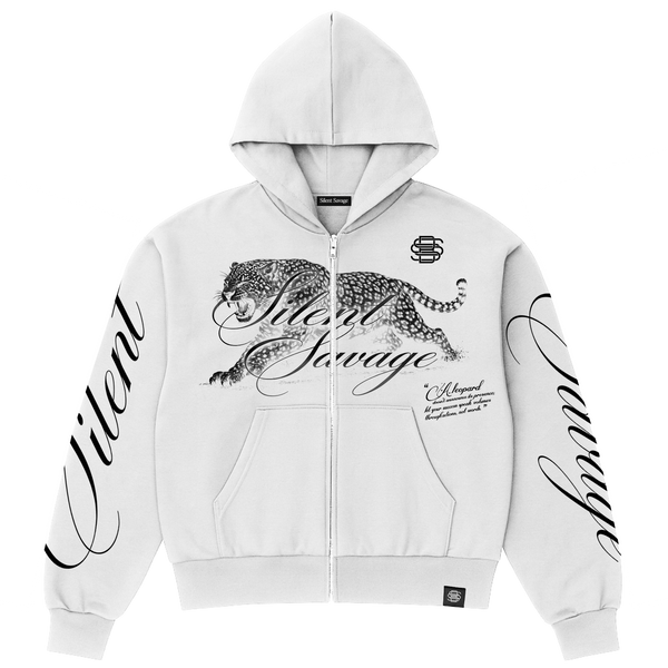 Leopard Zip Hoodie