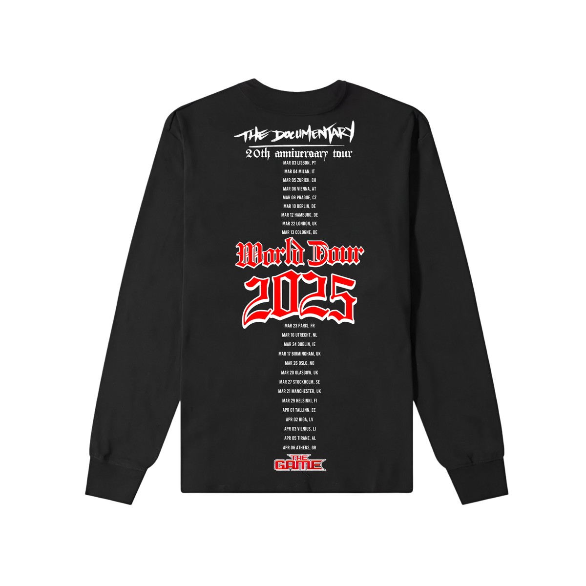 The Documentary World Tour Retro Longsleeve