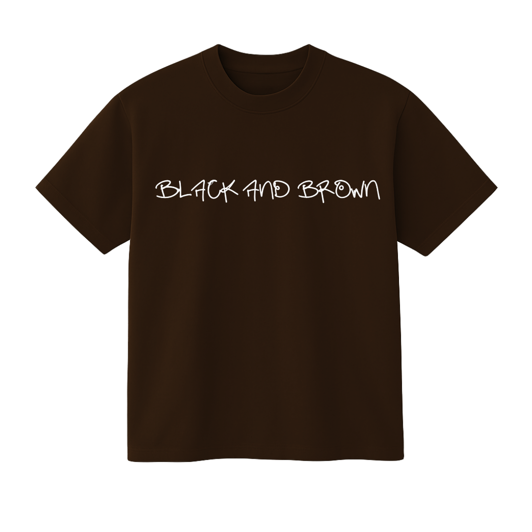 Black & Brown Type Tee