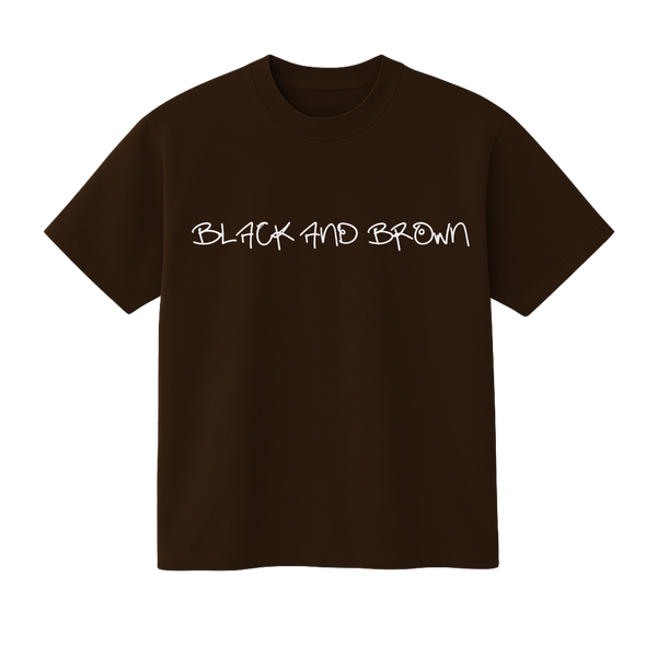 Black & Brown Type Tee