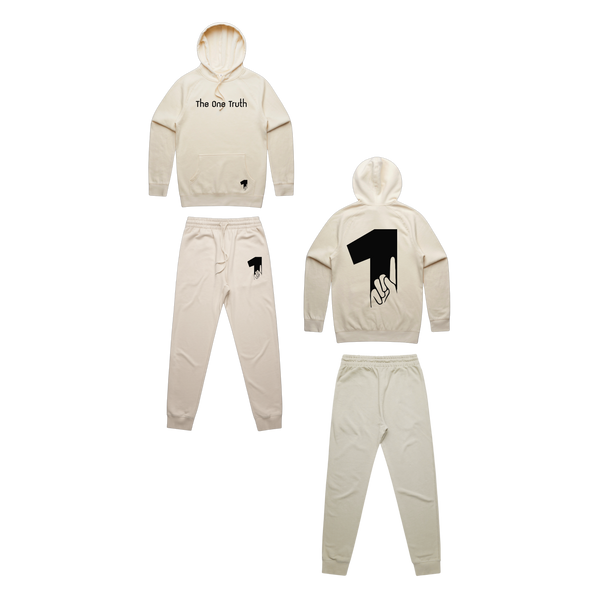 The One Truth™ Classic Hoodie Set  - Creme