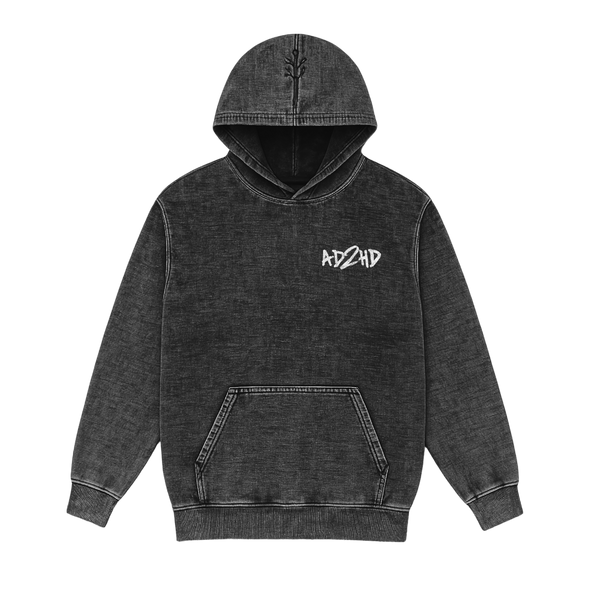 Mineral Wash Hoodie ADHD2