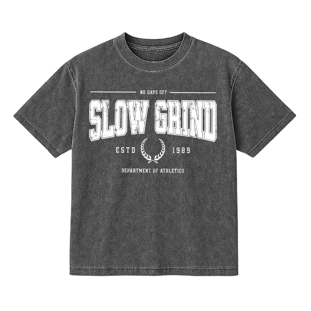 Slow Grind - Department Of Athletics - Mineral Wash T-Shirt