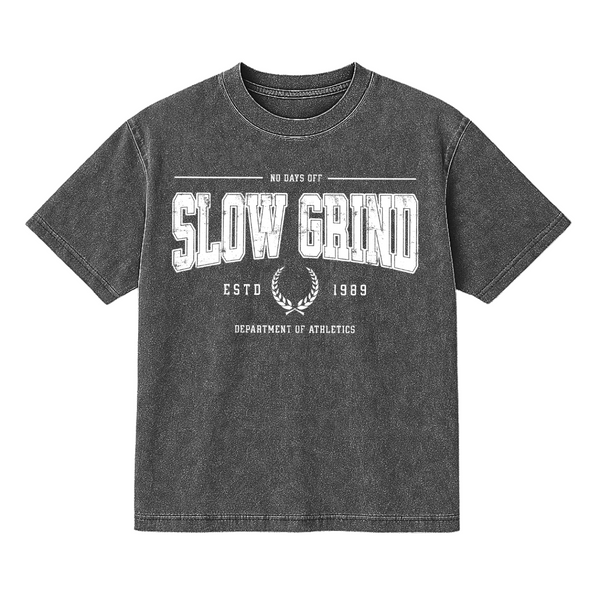 Slow Grind - Department Of Athletics - Mineral Wash T-Shirt