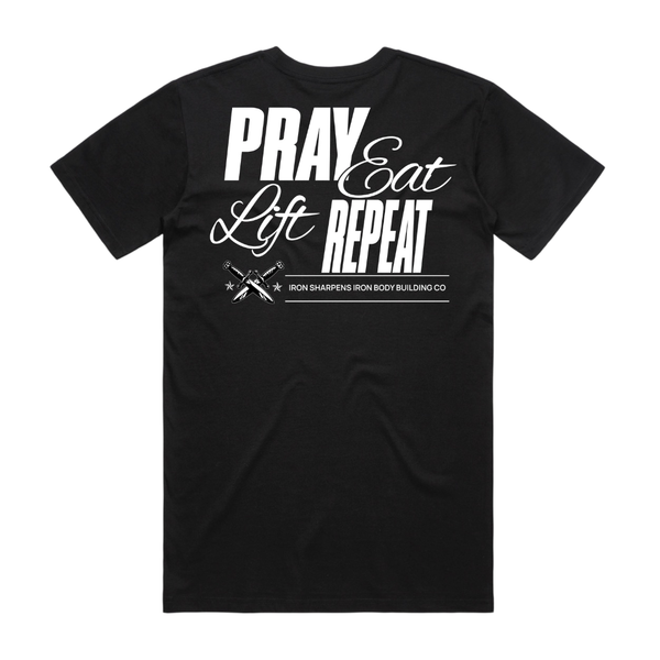 Pray. Eat. Lift. Lightweight Tee