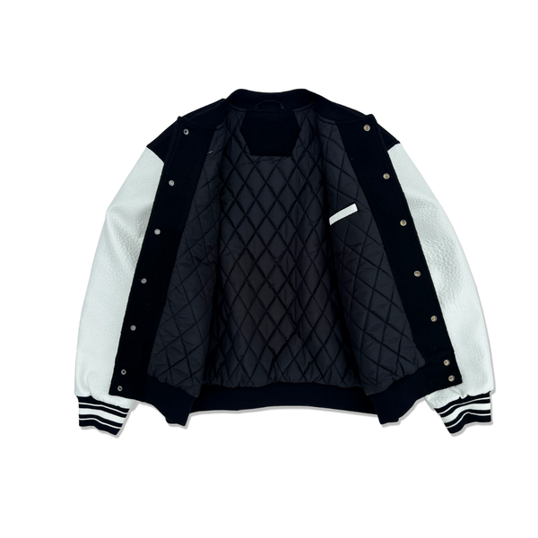 Aint Lyin Leather Varsity Jacket