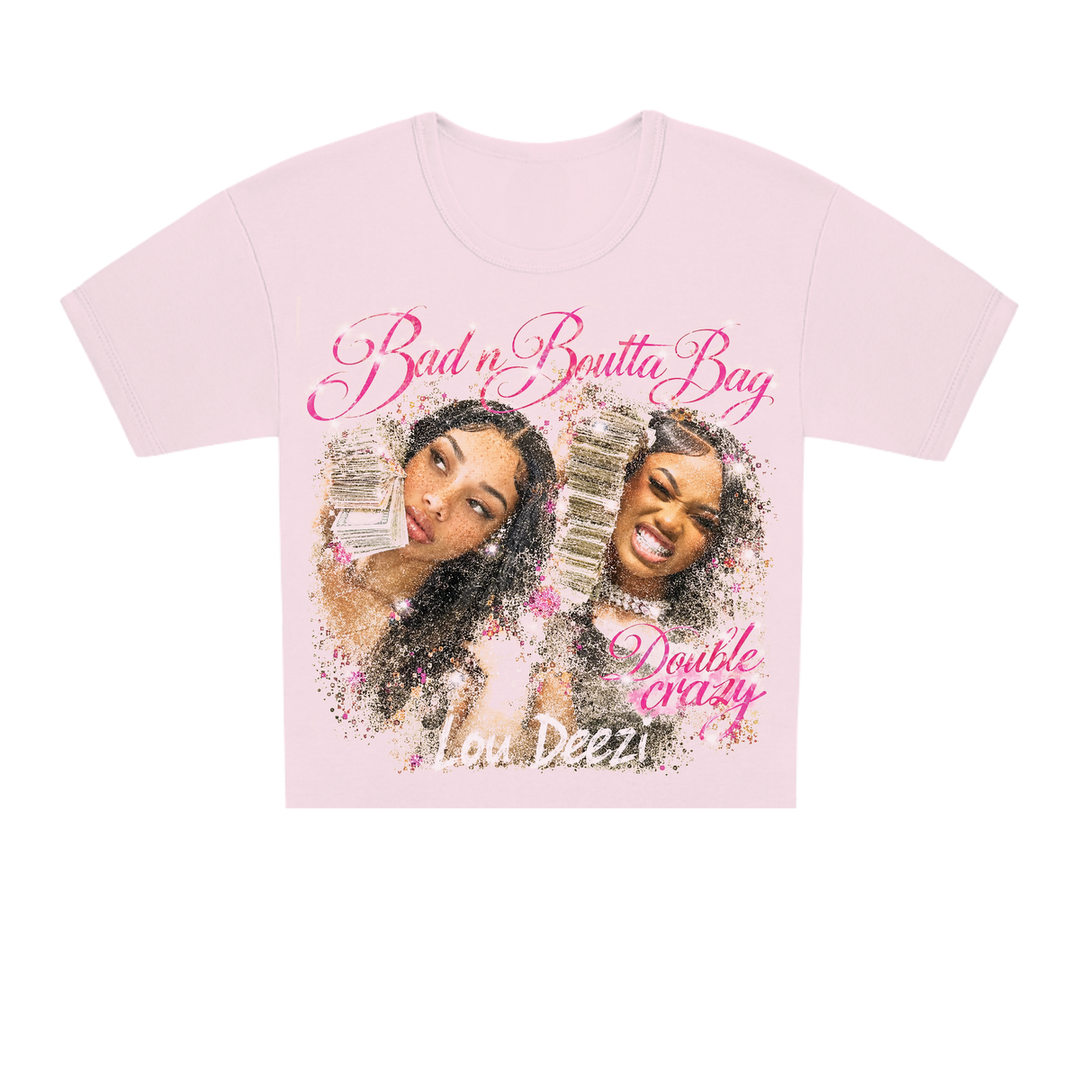'Bad n Boutta Bag' Photo Collage Tee