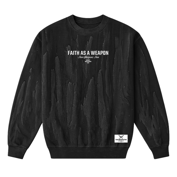 Faith As A Weapon Collectors Drip Dye Crewneck
