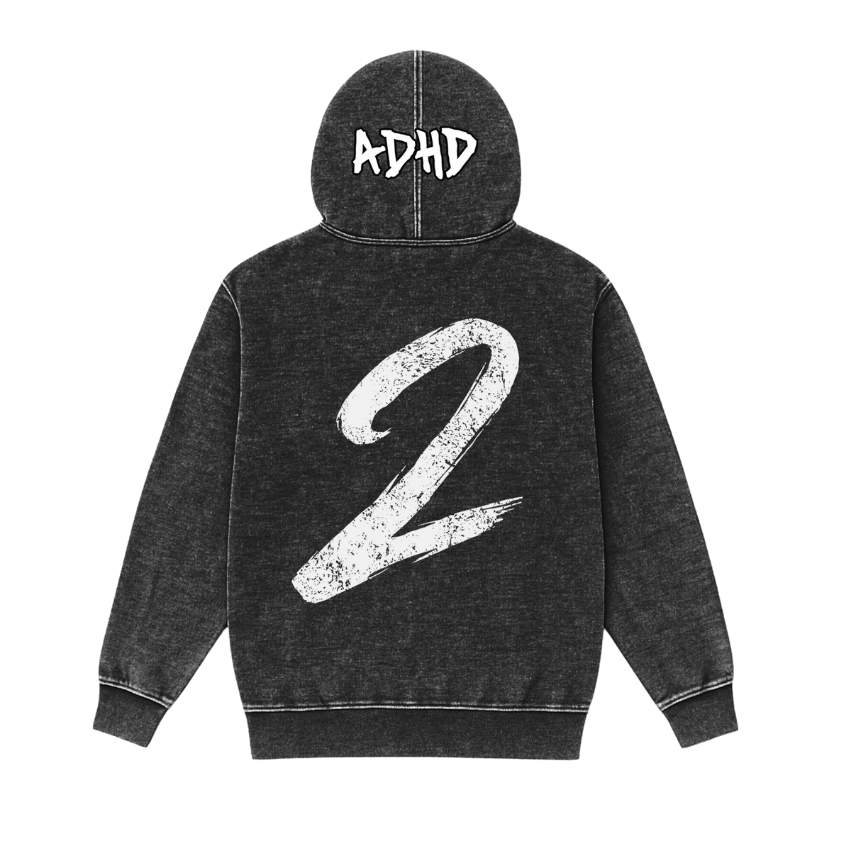 Mineral Wash Hoodie ADHD2