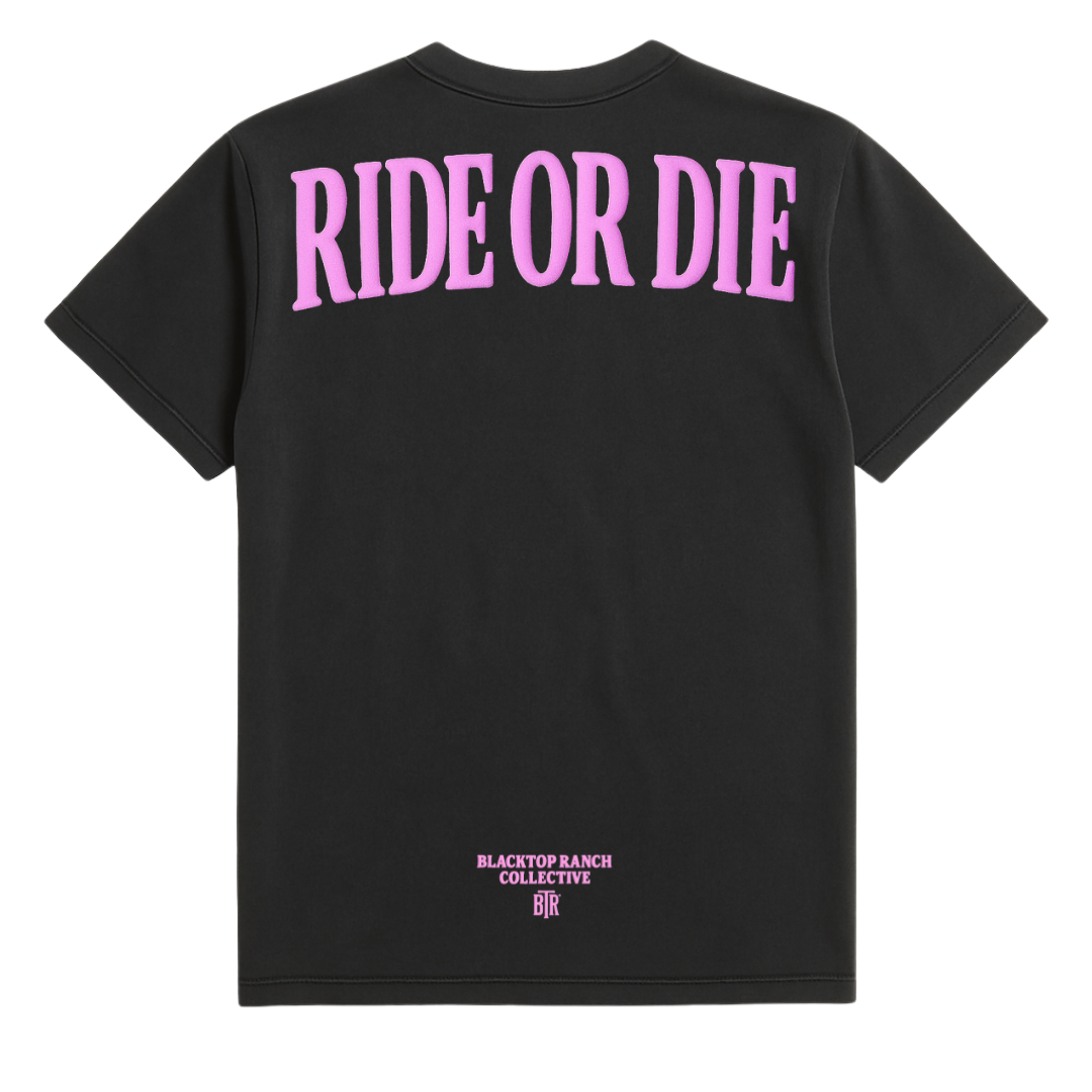 Blacktop Ranch Ride Or Die Puff Tee