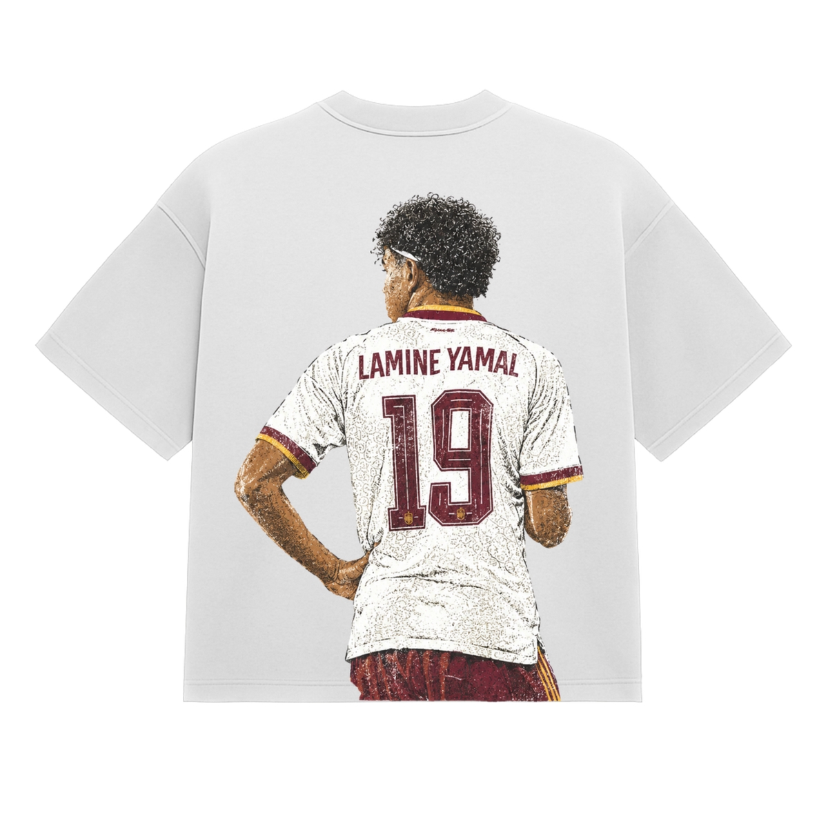 Lamine Yamal Luxury Heavy T-Shirt