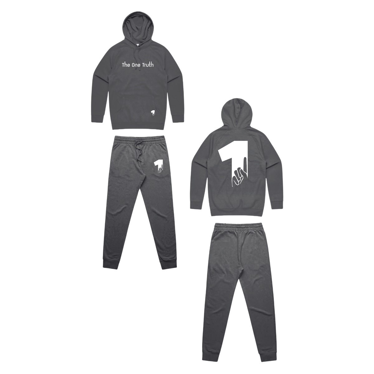 The One Truth™ Classic Hoodie Set - Grey