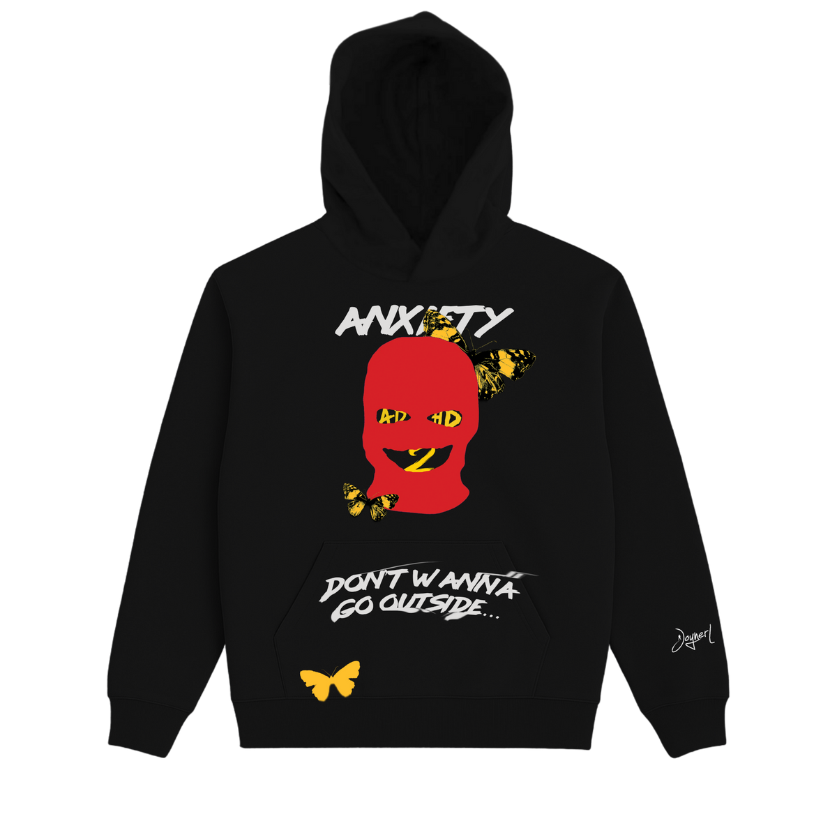 Red Mask Anxiety Hoodie