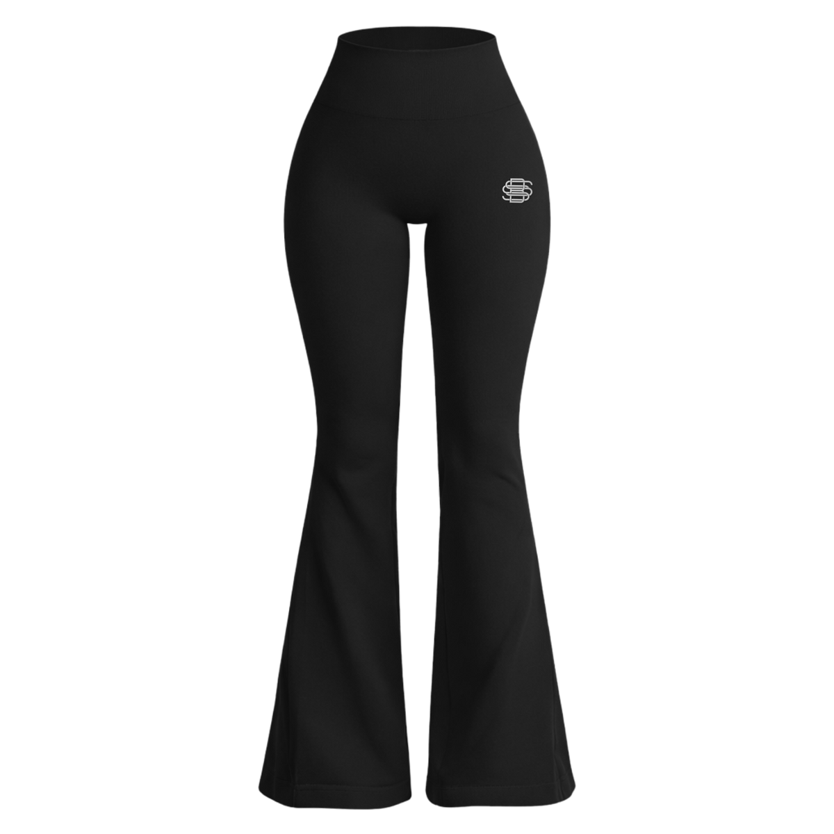 SSB Ribbed High-Waisted Flared Pants