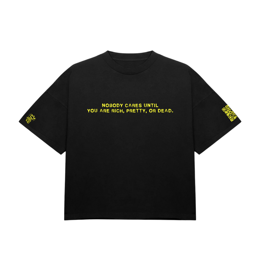 Rich, Pretty, Or Dead Heavy Tee - Black