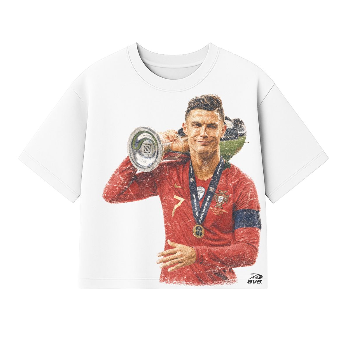 Ronaldo The GOAT Luxury Heavy T-Shirt