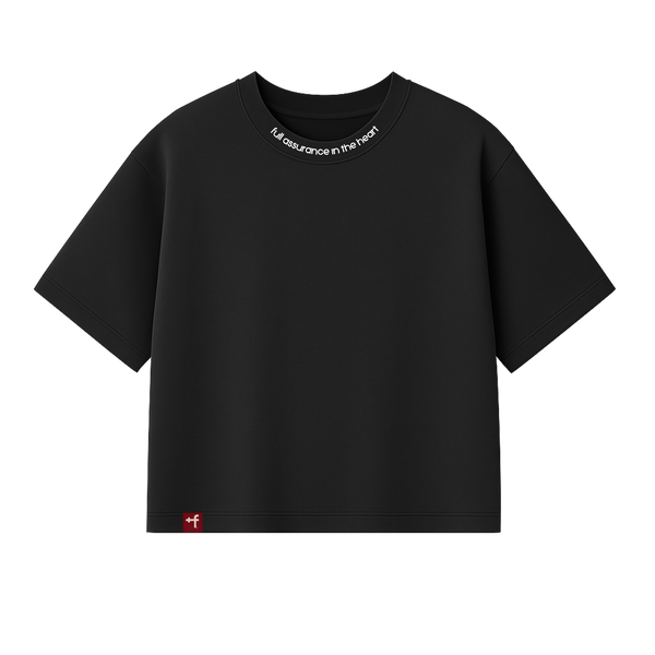 Full Assurance In The Heart Boxy Crop T-Shirt