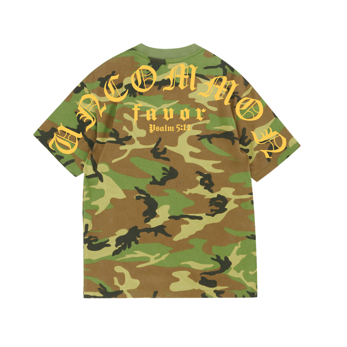 4:16 Walk By Faith Army Camo T-Shirt