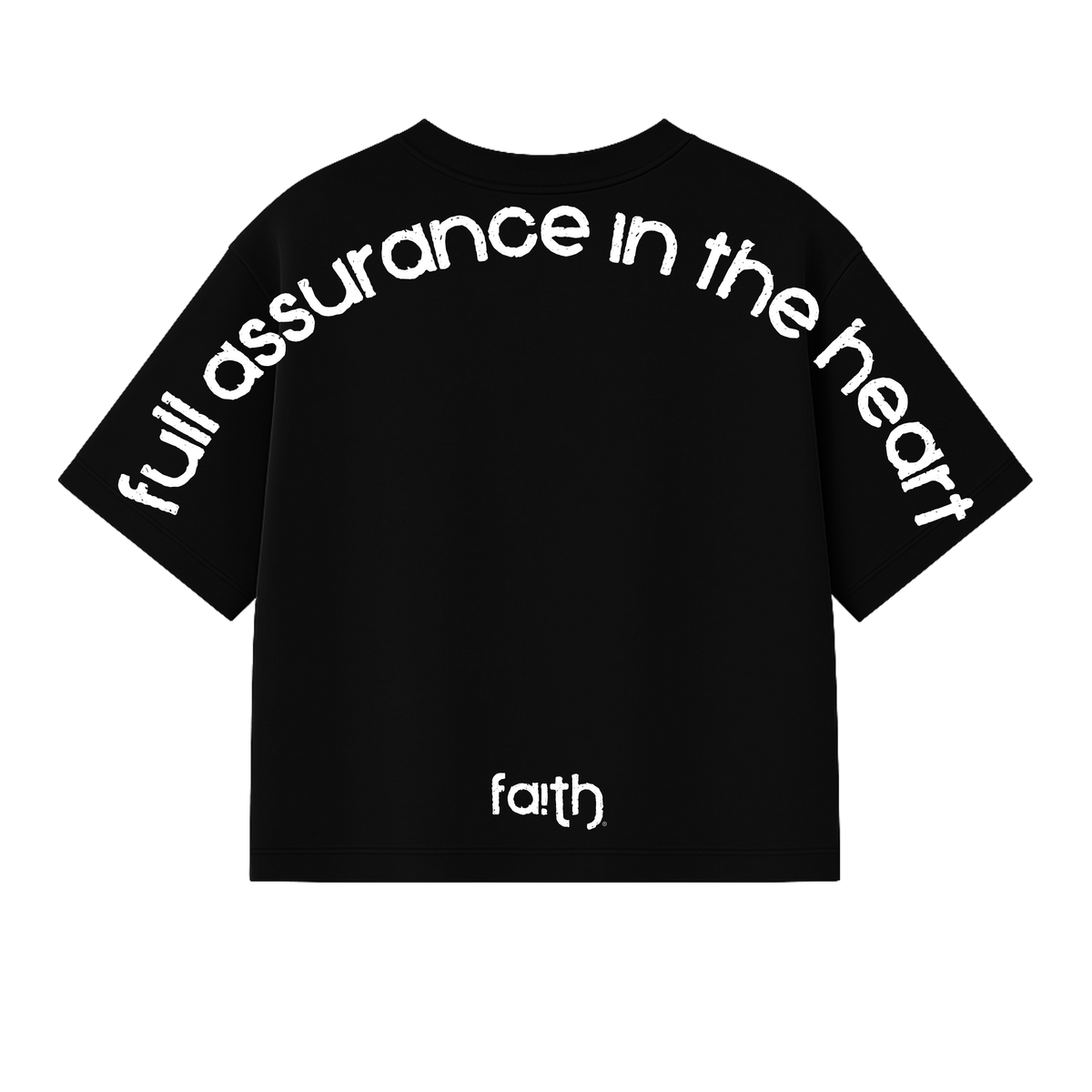 Full Assurance In The Heart Boxy Crop T-Shirt