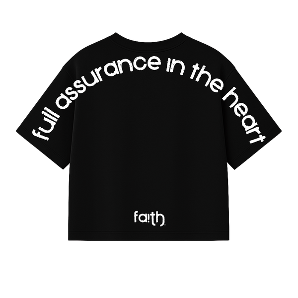 Full Assurance In The Heart Boxy Crop T-Shirt
