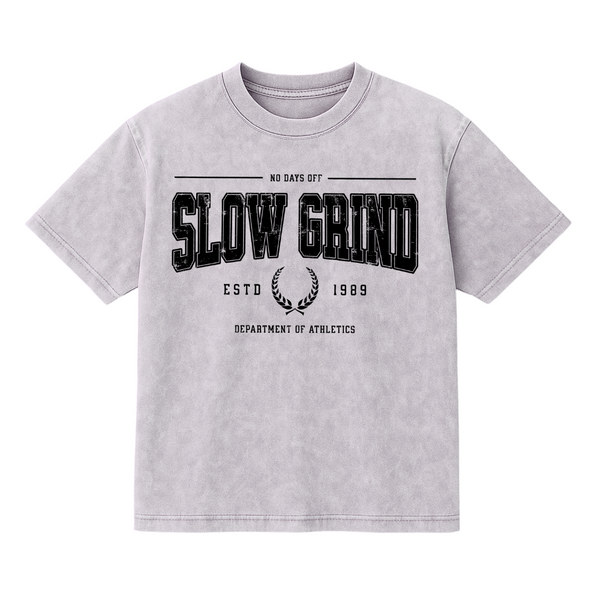 Slow Grind - Department Of Athletics - Mineral Wash T-Shirt