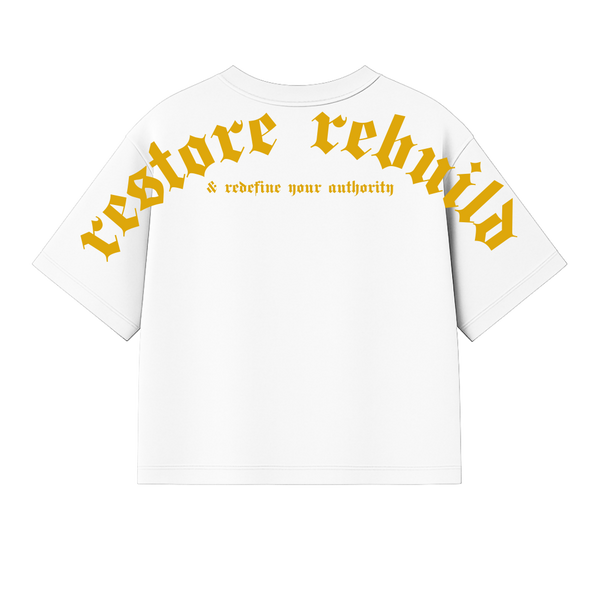 Diamond's, Pearl's & Combat Boots Boxy Crop Tee