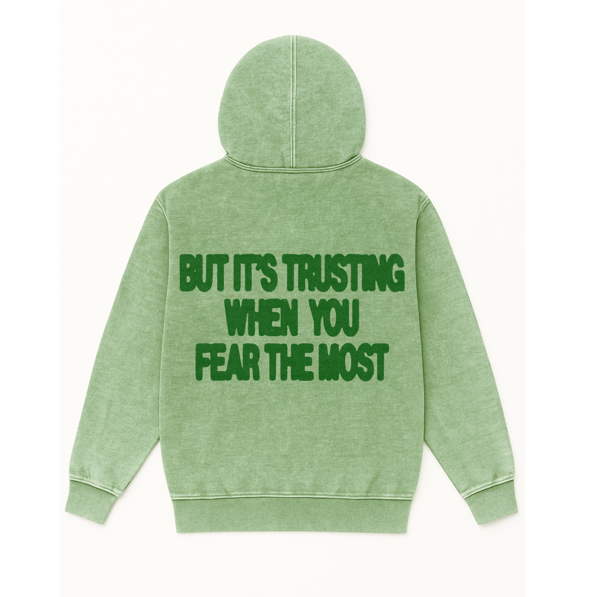 Trust>Fear Mineral Wash Hoodie