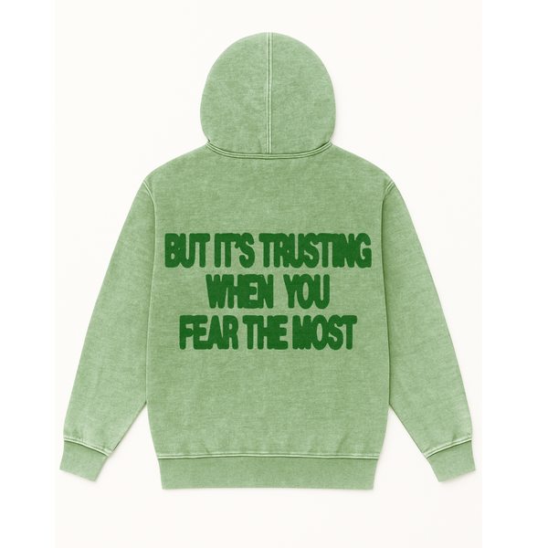 Trust>Fear Mineral Wash Hoodie