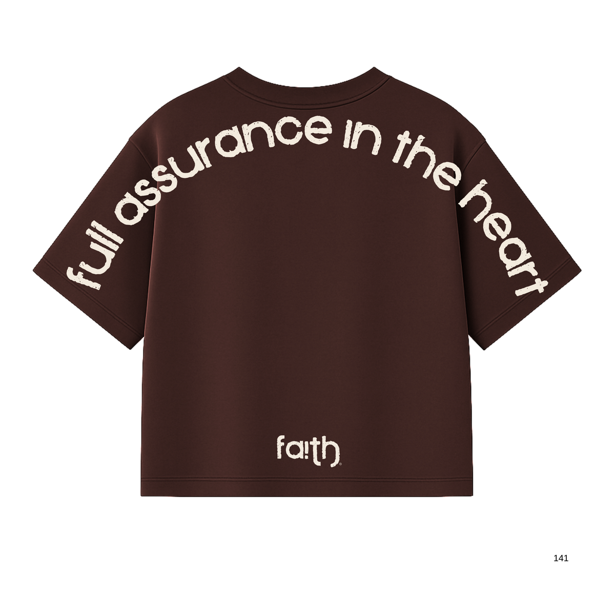 Full Assurance In The Heart Boxy Crop T-Shirt