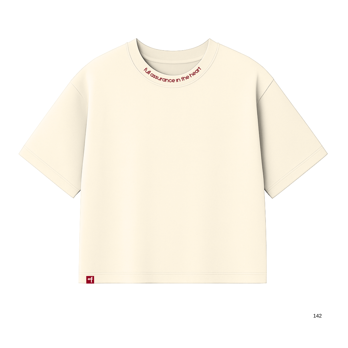 Full Assurance In The Heart Boxy Crop T-Shirt