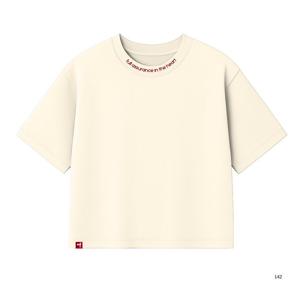 Full Assurance In The Heart Boxy Crop T-Shirt