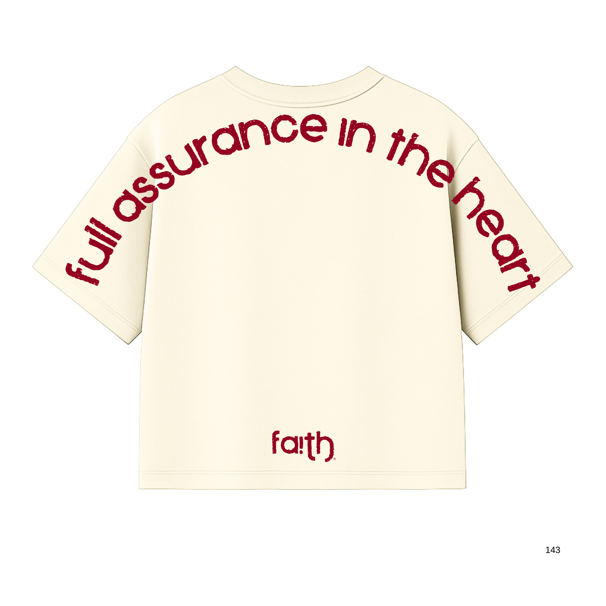Full Assurance In The Heart Boxy Crop T-Shirt