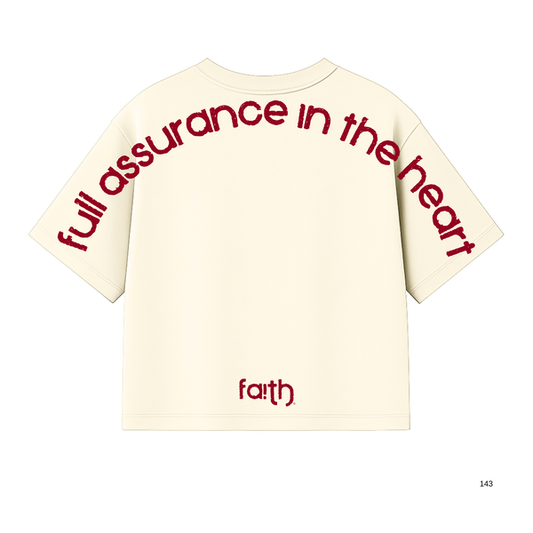 Full Assurance In The Heart Boxy Crop T-Shirt