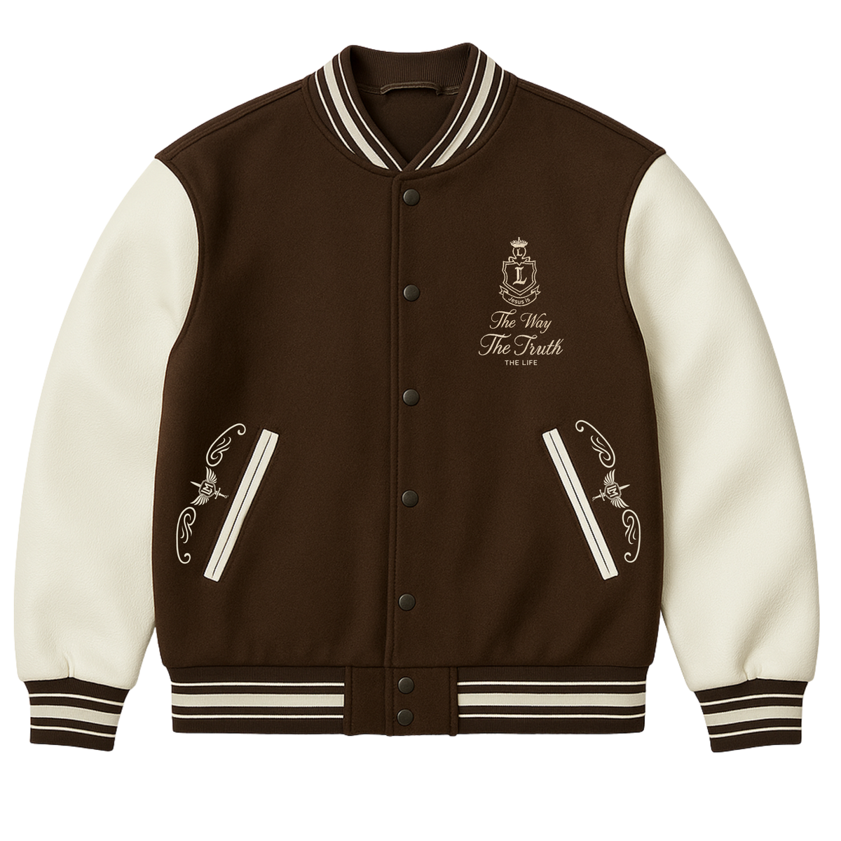 The Way The Truth Varsity Jacket