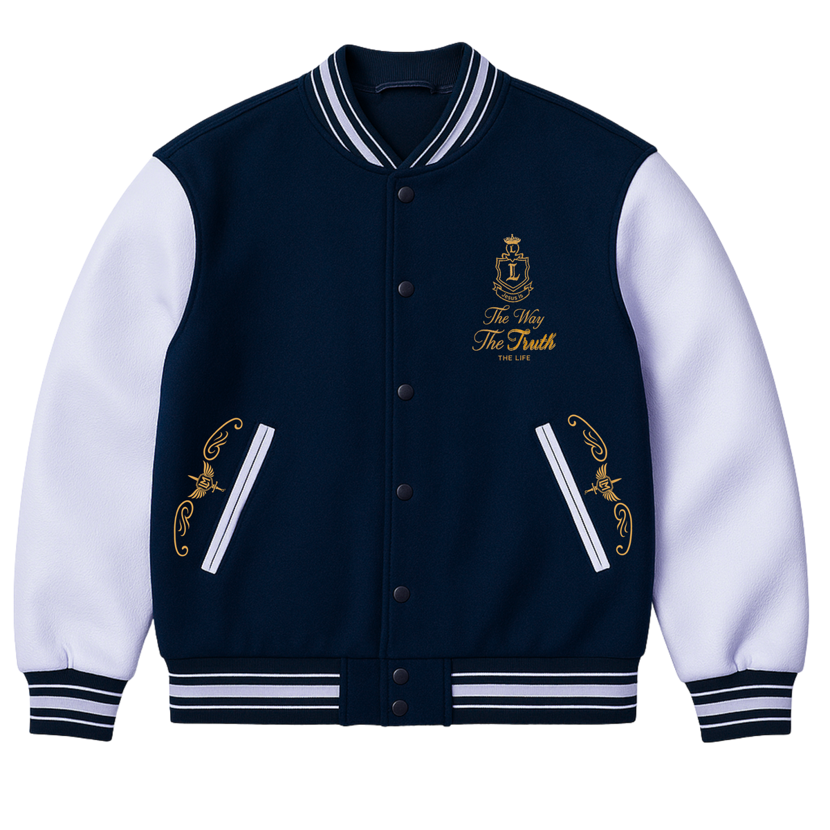 The Way The Truth Varsity Jacket