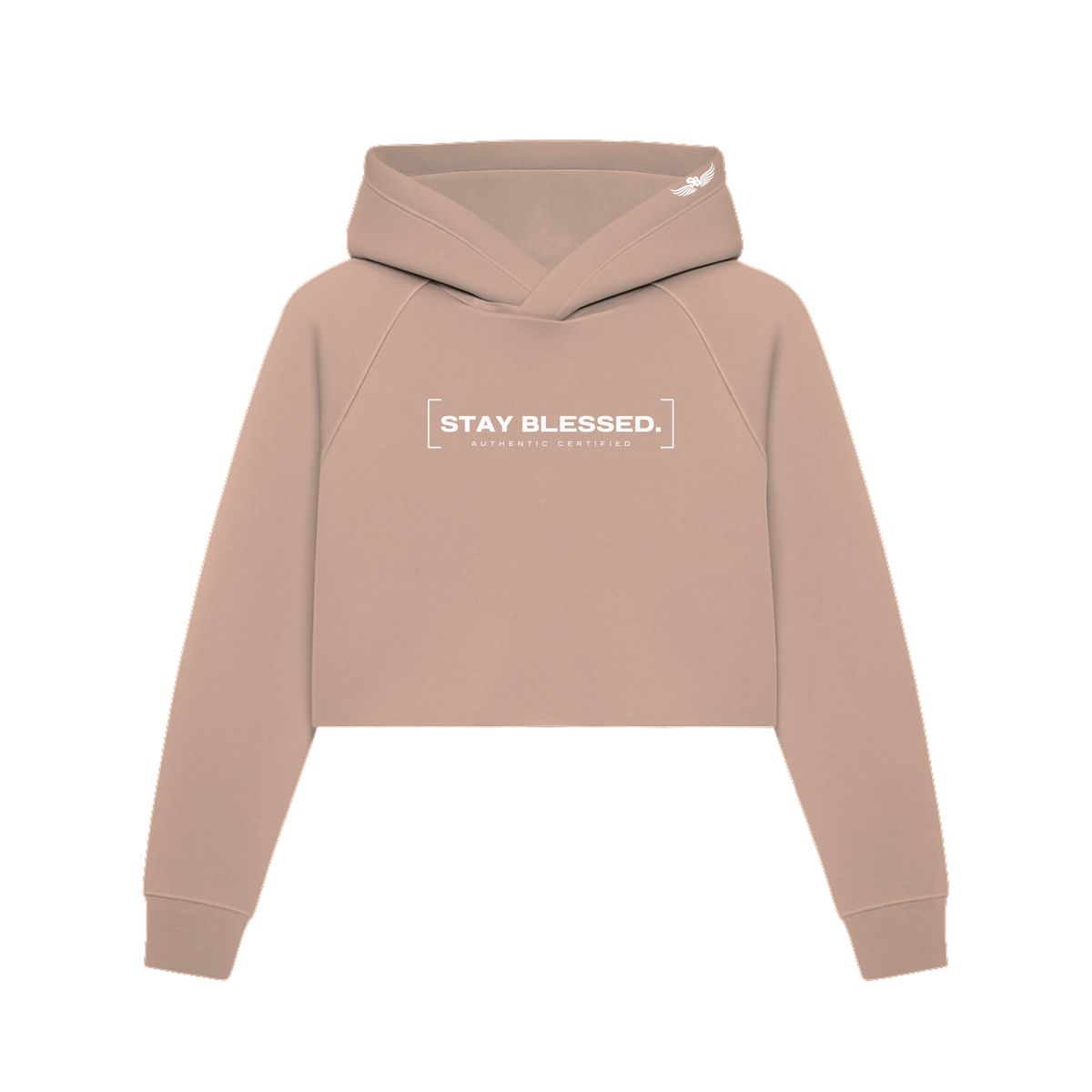 Authentic Certified  - Pastels - Crop Hoodie