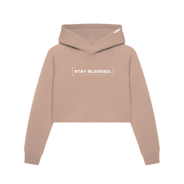 Authentic Certified  - Pastels - Crop Hoodie