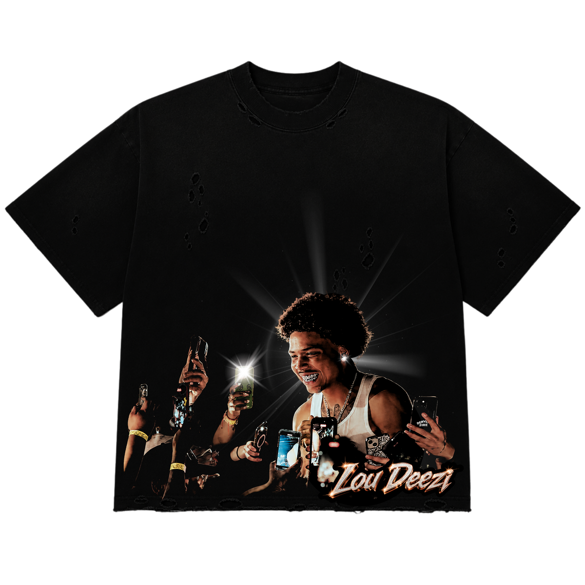 Lou Deezi Fan Flash Photo Tee