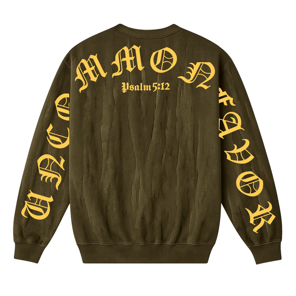 4:16 Uncommon Favor Drip Dye Crewneck