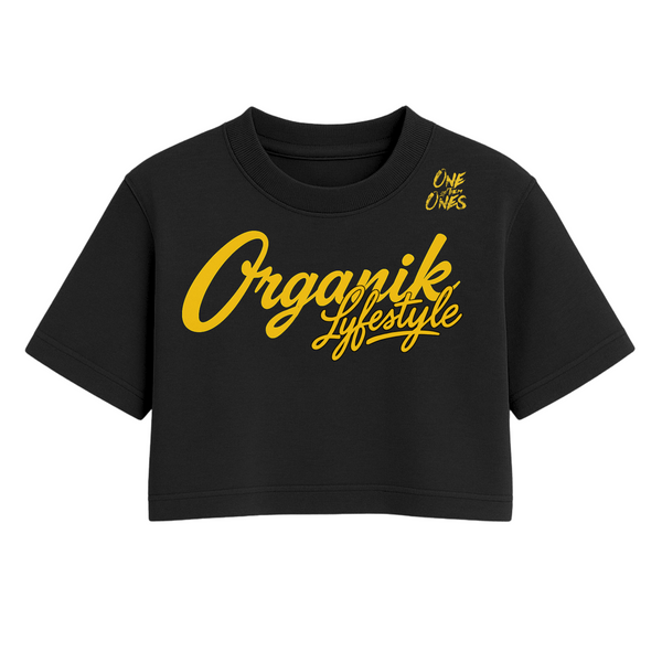 Organik Lyfestyle - Women's Crop Tee
