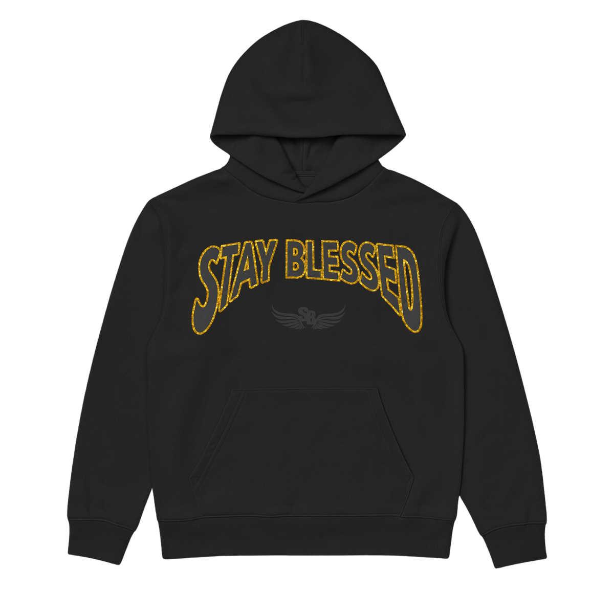 Stay Blessed King Of The Jungle Hoodie Black