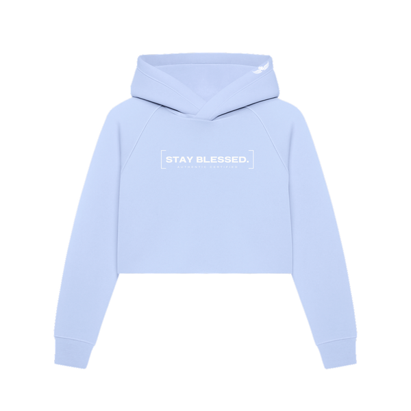 Authentic Certified  - Pastels - Crop Hoodie