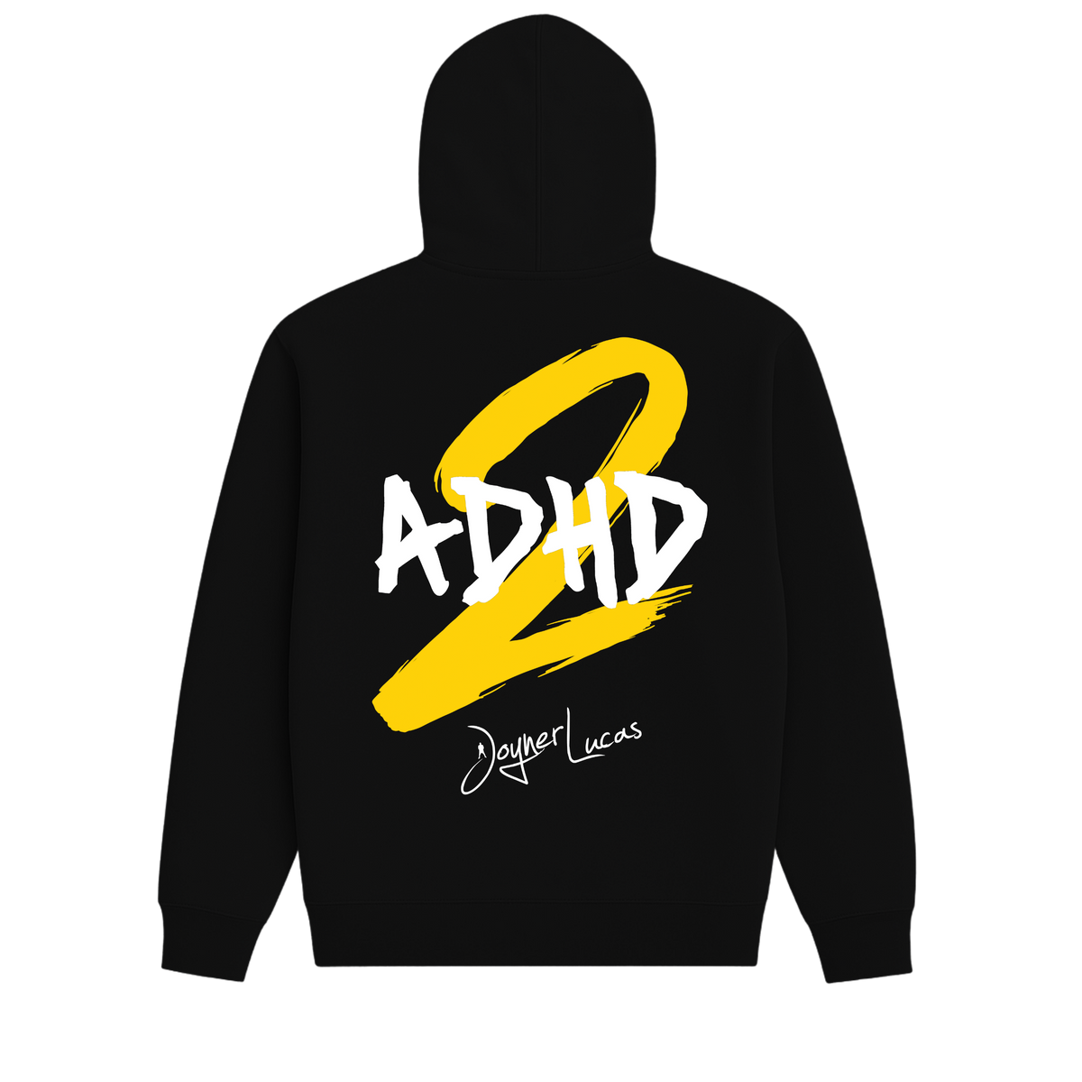ADHD2 Text Logo Terry Hoodie